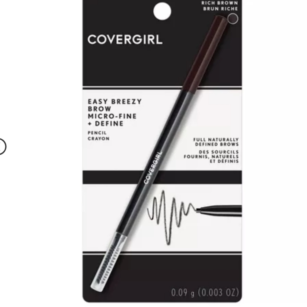 COVERGIRL Easy Breezy Brow Micro-Fine Pencil - Rich Brown
